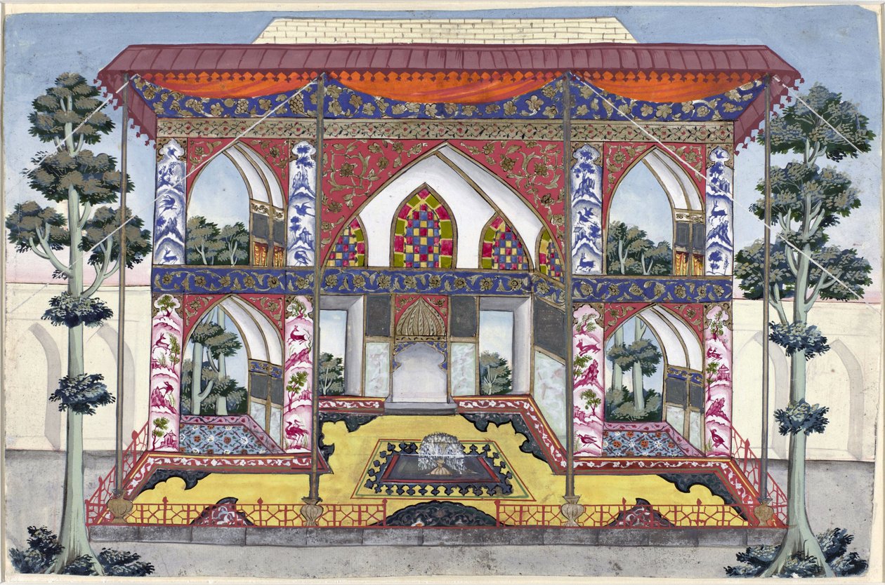 फारस के शाह सफी I का निजी दीवान (न्यायालय भवन) द्वारा गुमनाम