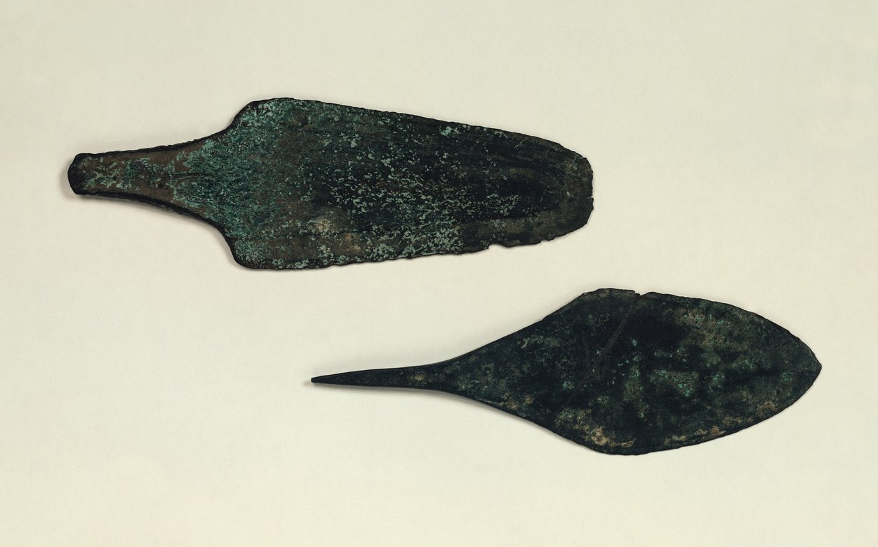 दो खंजर, 2000-1800 ईसा पूर्व (तांबा) द्वारा प्रागैतिहासिक