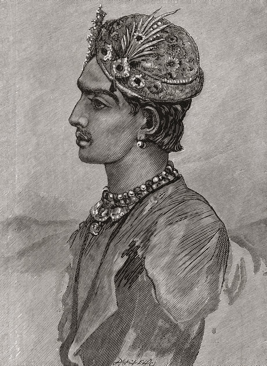 द मैगजीन ऑफ आर्ट से महाराजा मंगल सिंह प्रभाकर ने 1878 में प्रकाशित किया द्वारा अंग्रेजी स्कूल
