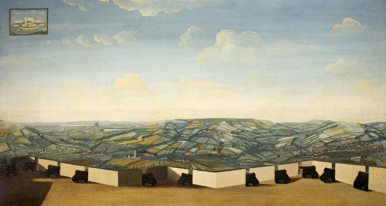 रोडबोरो फोर्ट, ग्लॉस्टरशायर से स्ट्राउट, c.1765 द्वारा अंग्रेजी स्कूल