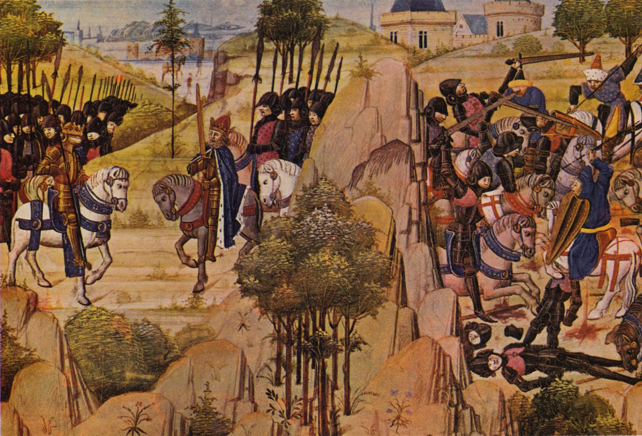 कॉनराड III और लुई VII की क्रूसेड्स के दौरान बैठक द्वारा फ्लेमिश स्कूल