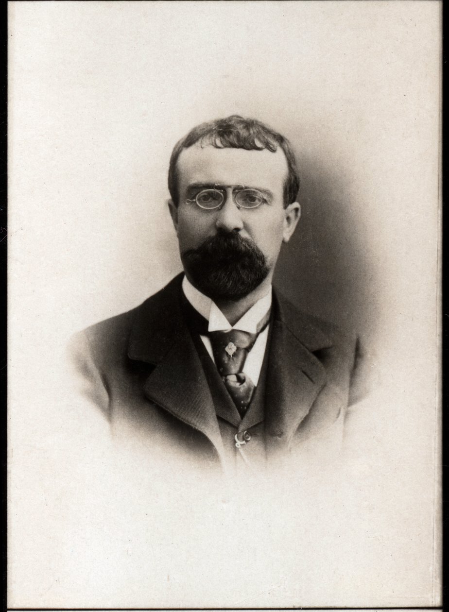 पोर्ट्रेट डे जीन लुइस बार्थौ (1862-1934), फ्रांसीसी राजनीतिज्ञ। द्वारा फ्रेंच फोटोग्राफर