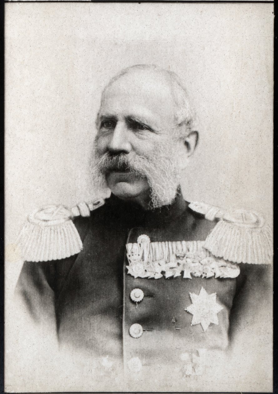 पोर्ट ऑफ अल्बर्ट ऑफ सेक्सोनी (अल्बर्ट फ्रेडरिक) (1828-1902), सैक्सोनी के राजा द्वारा फ्रेंच फोटोग्राफर