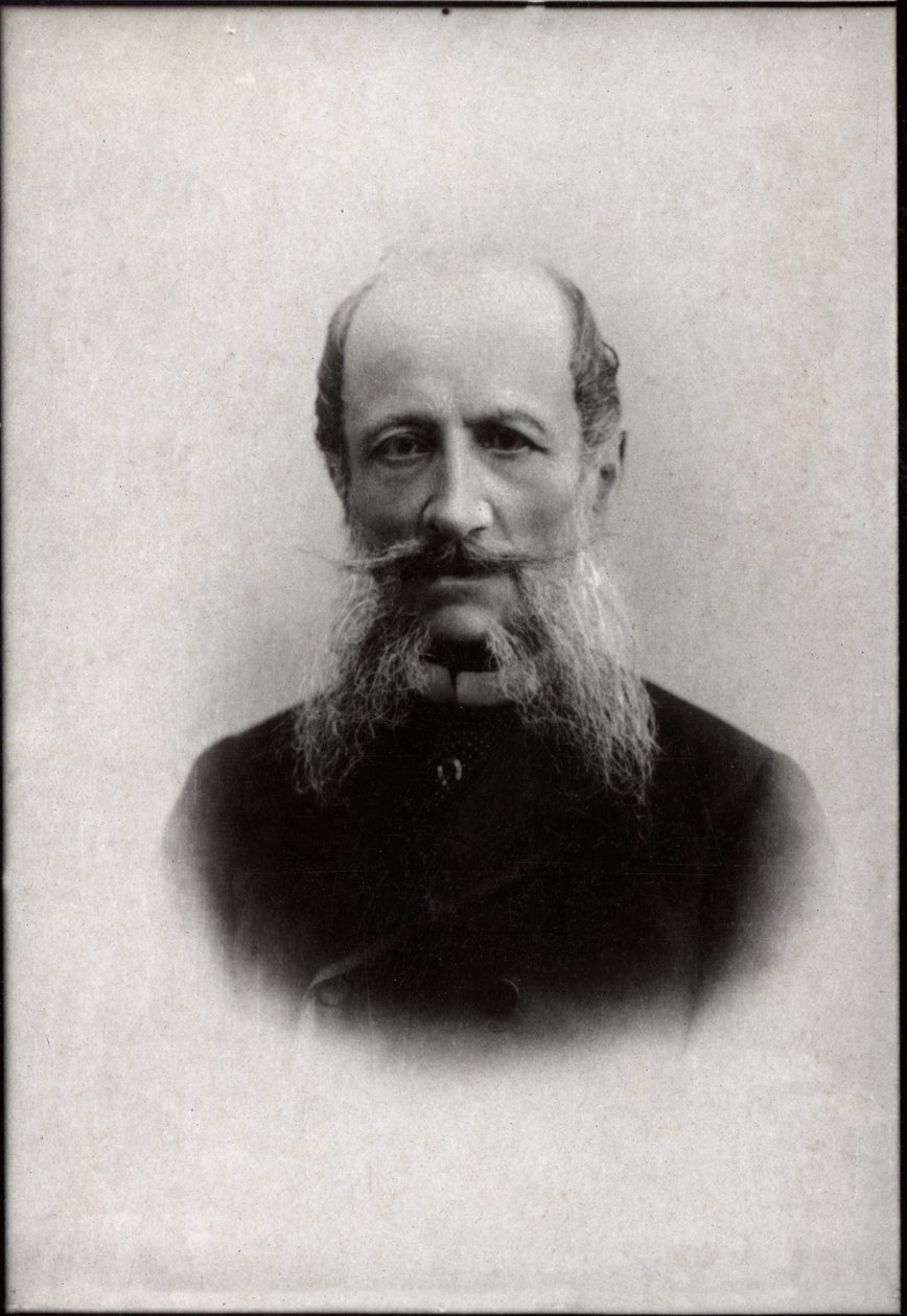 आर्थर पावलोविच डी मोहरेनहिम (1824-1906), रूसी राजनेता और राजनयिक का चित्रण। द्वारा फ्रेंच फोटोग्राफर