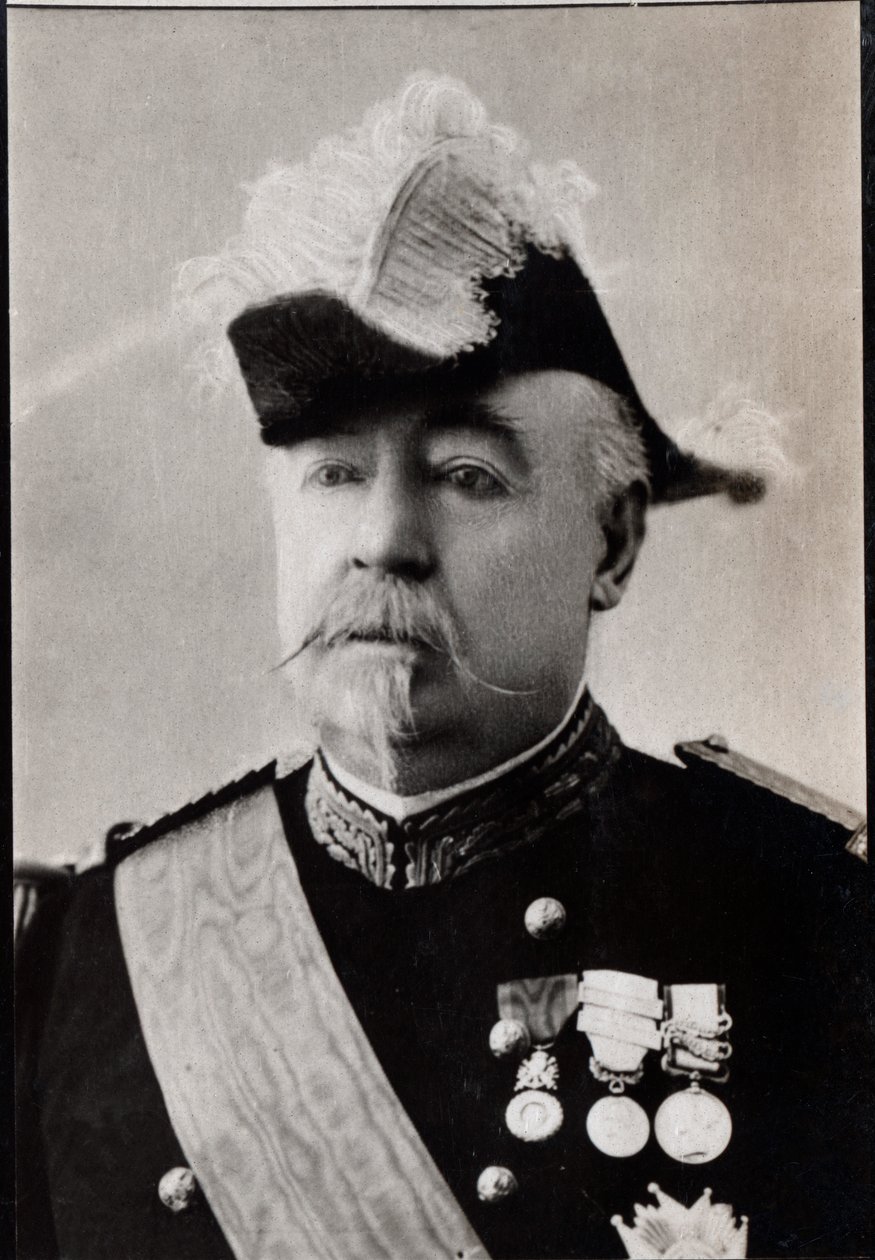 फेलिक्स गुस्तावे सॉसेरियर (1828-1905), फ्रेंच जनरल का पोर्ट्रेट। द्वारा फ्रेंच फोटोग्राफर