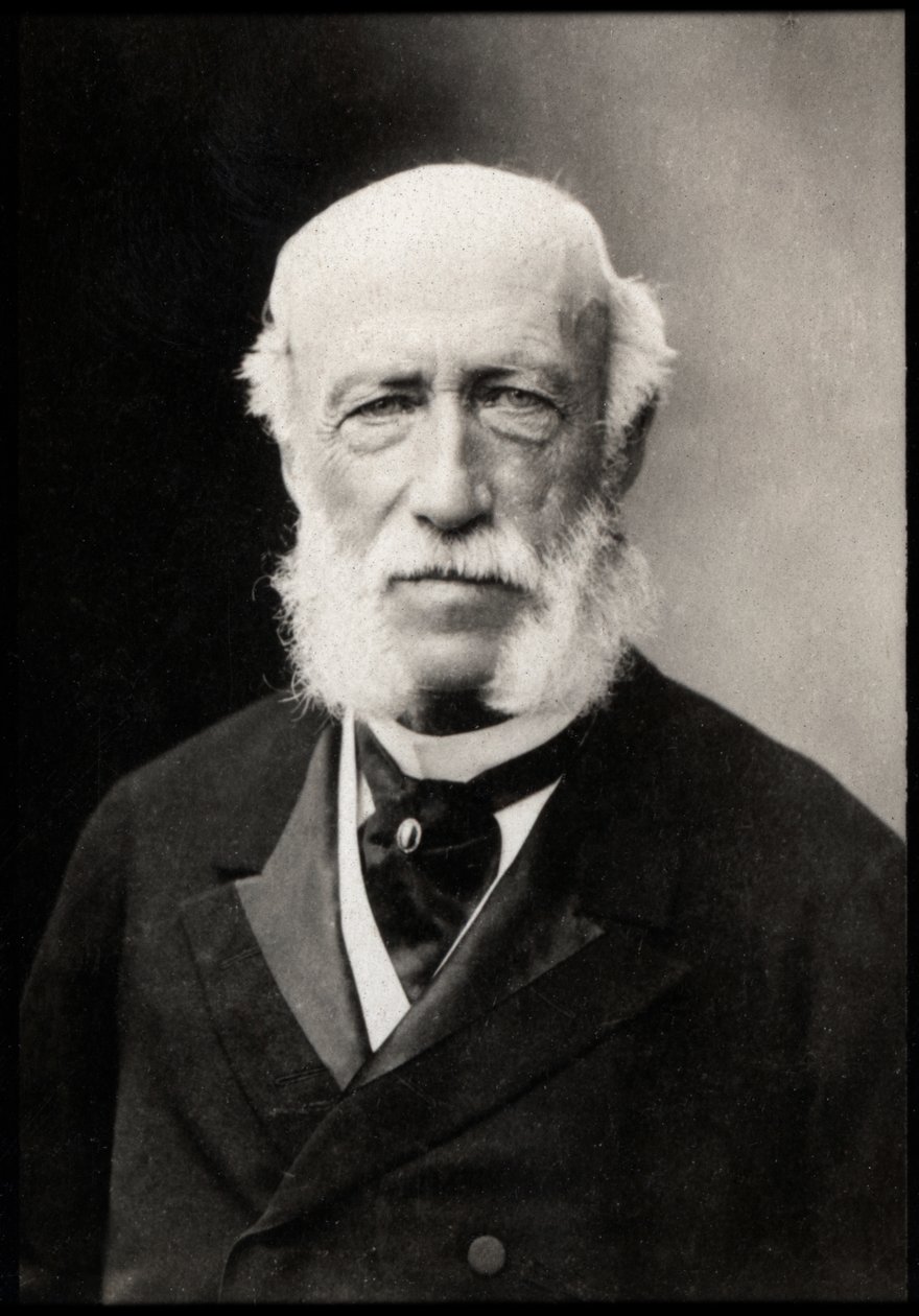 जॉर्ज हर्बर्ट ज़ू मुंस्टर (1820-1902), जर्मन राजनेता का चित्र। द्वारा फ्रेंच फोटोग्राफर