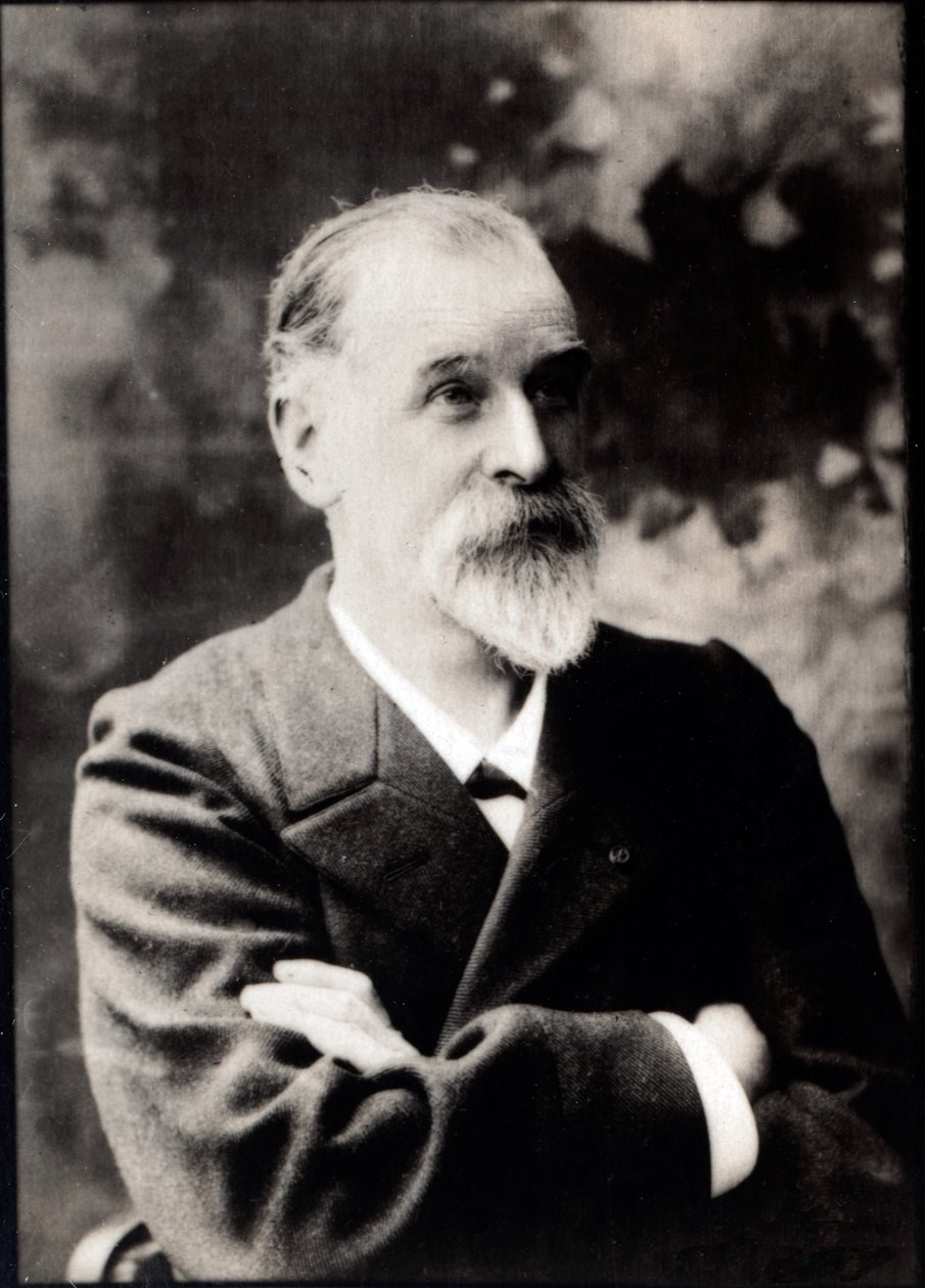 पोर्ट ऑफ जस्ट लुकास चैंपियनियनियर (1843-1913), फ्रांसीसी सर्जन। द्वारा फ्रेंच फोटोग्राफर