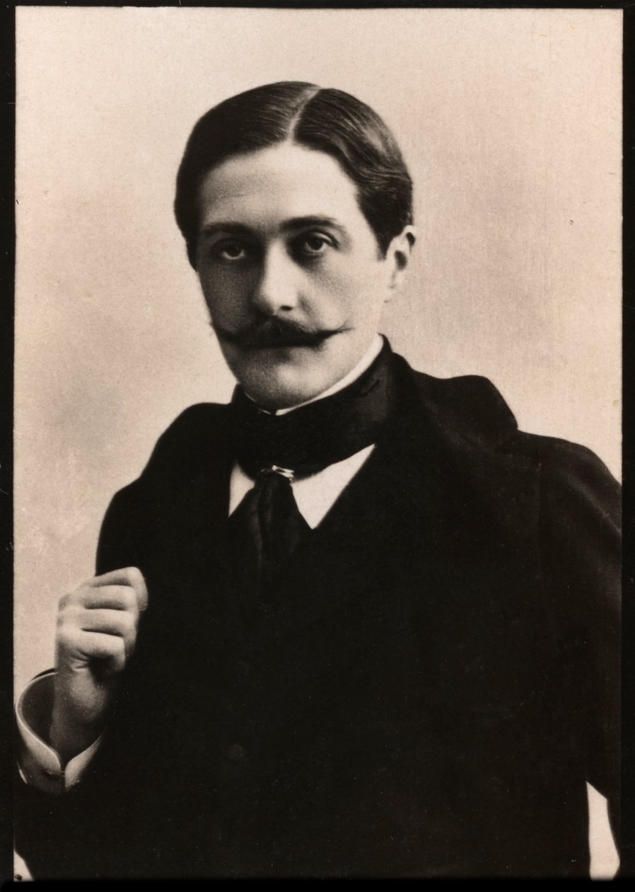 पॉल हर्वियू (1857-1915), फ्रांसीसी नाटककार और उपन्यासकार के चित्र द्वारा फ्रेंच फोटोग्राफर