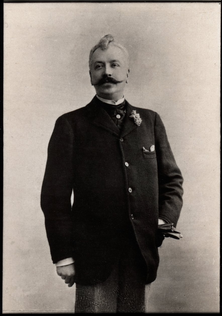 पोर्ट राइटर ऑफ मेनेराय (1856-1918), फ्रांसीसी लेखक। द्वारा फ्रेंच फोटोग्राफर