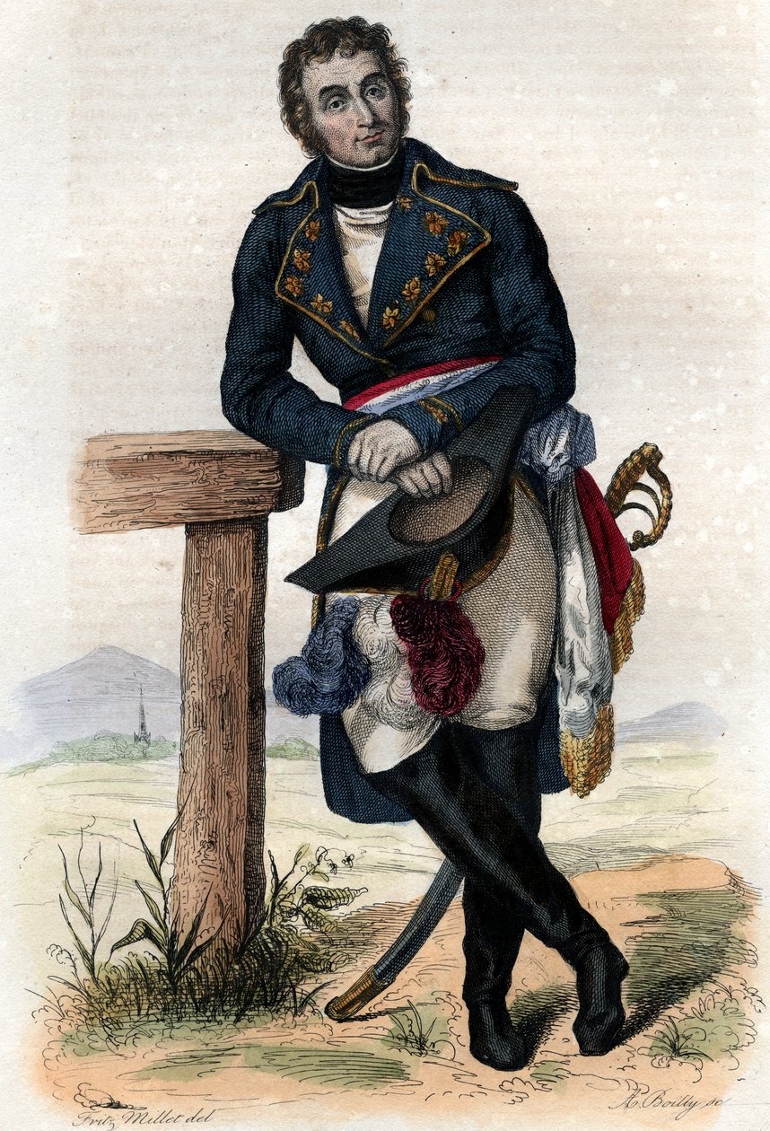 आंद्रे मस्सेना (1758-1817) का पोर्ट्रेट, 1 डूक डी रिवोली, 1 प्रिंस डासलिंग, फ्रांसीसी सैन्य कमांडर। द्वारा फ्रेंच स्कूल