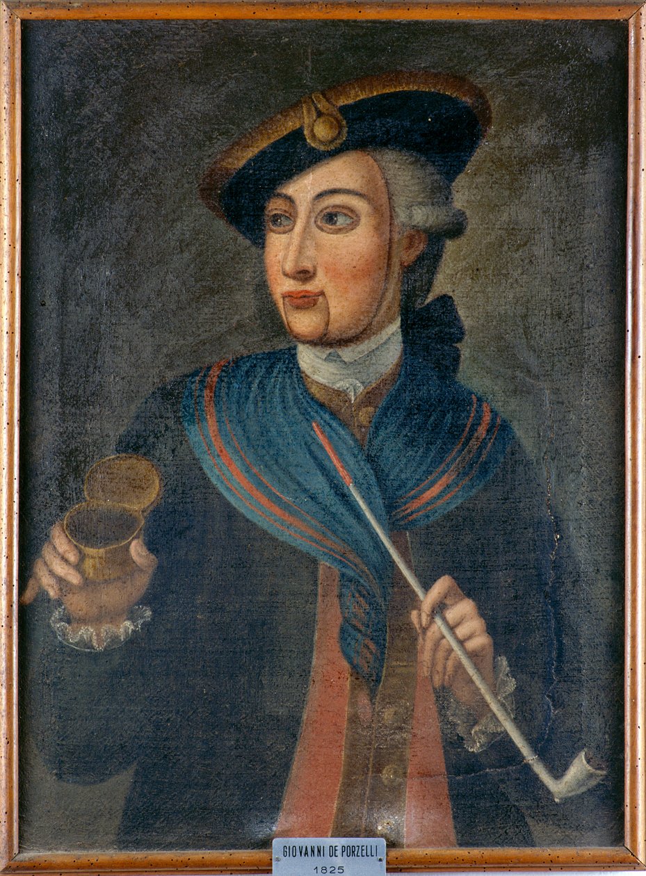 जियोवानी डे पोर्ज़ेली का पोर्ट्रेट, 1825 द्वारा अज्ञात