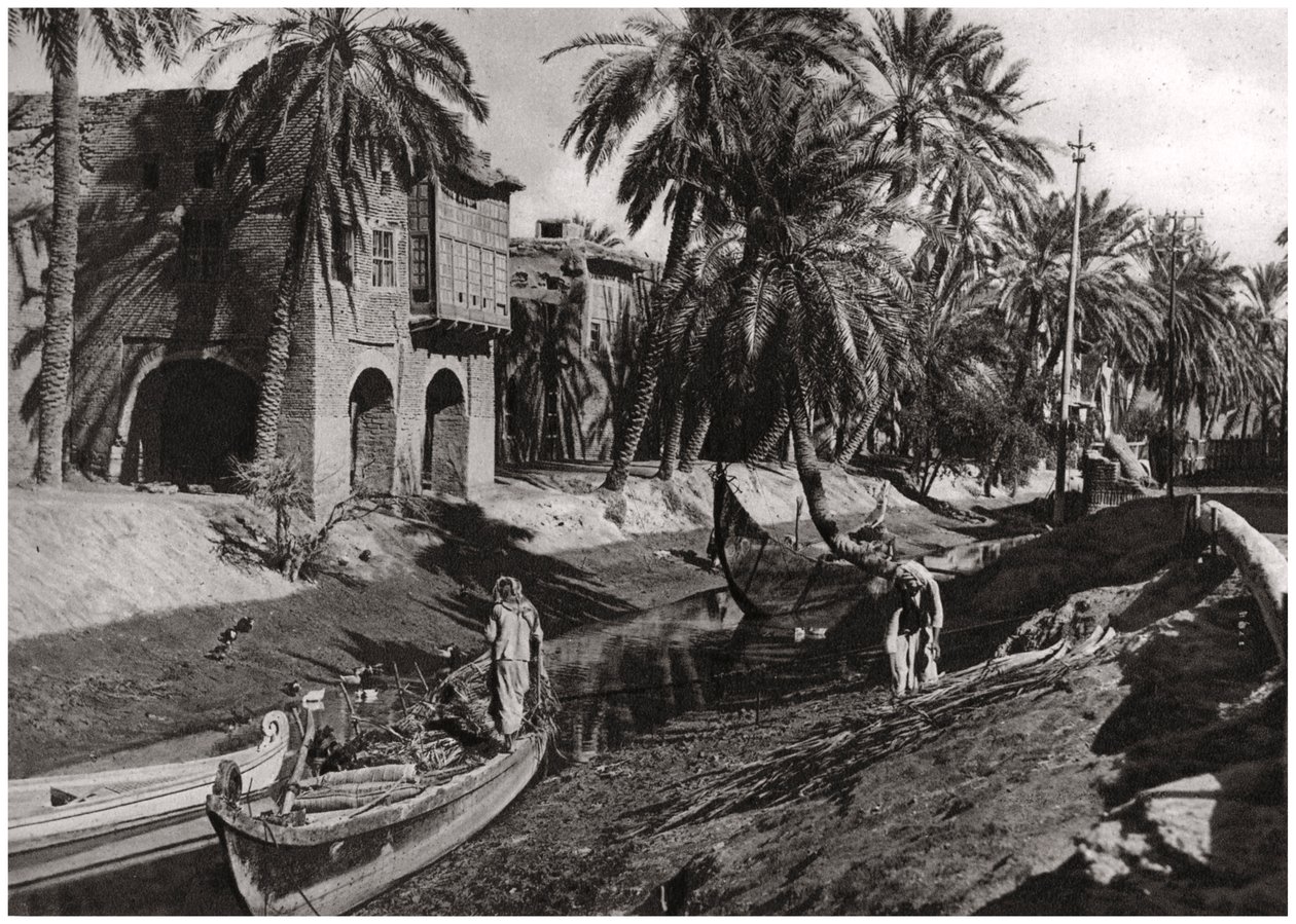 सेराई क्रीक, बसरा, इराक, 1925 द्वारा ए केरीम