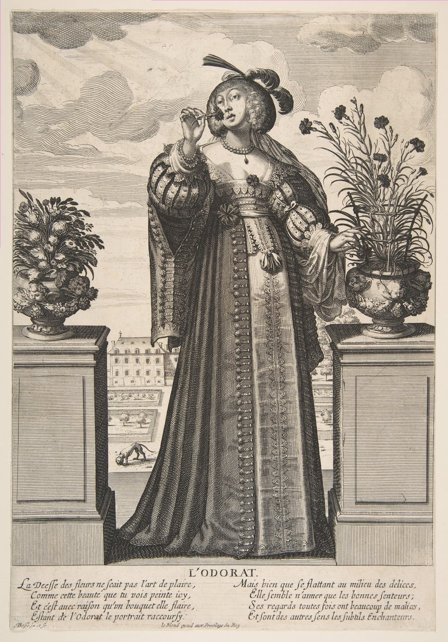 गंध, 1635-38। द्वारा अब्राहम बोस