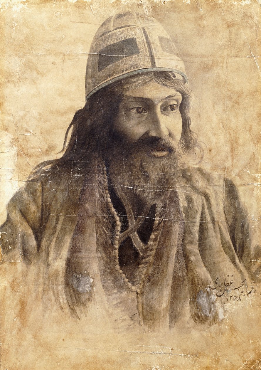 ए दरवेश, c.1851-2 द्वारा अबुल हसन गफ्फारी