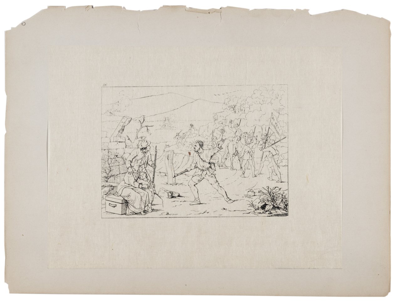 गुरिल्ला बैंड का गठन, c.1880-90 द्वारा एडलबर्ट जॉन वोल्क