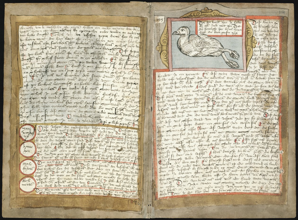 एड्रिएन कोएनन विस्बेक - KB 78 E 54 - फोलियो 113 वी (बाएं) और 114 आर (दाएं) द्वारा एड्रिएन कोएनन