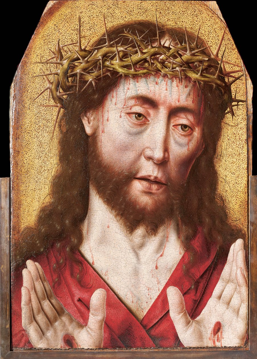 क्राइस्ट ने कांटों का ताज पहनाया, c. 1495. द्वारा Aelbrecht Bouts