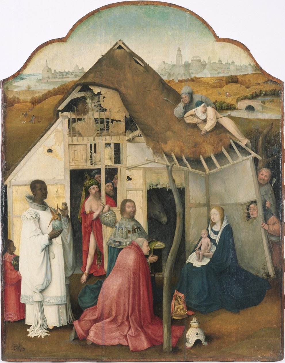 मागि की आराधना द्वारा Hieronymus Bosch के बाद