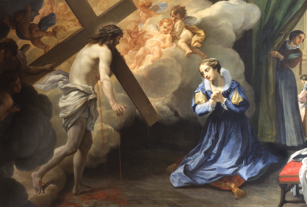 St Caterina de Paoli का परमानंद द्वारा अगस्टिनो मासुची