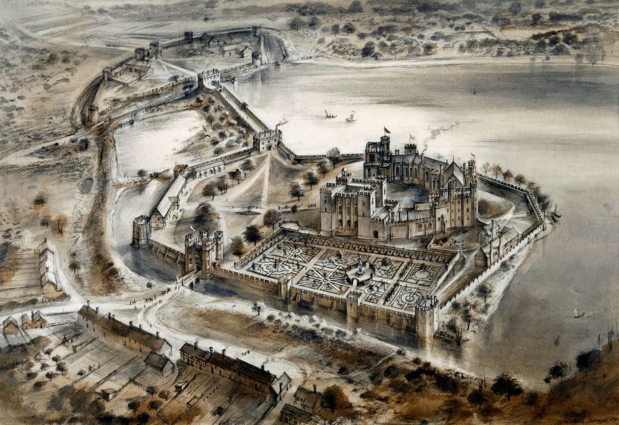 केनिलवर्थ कैसल, c1575, c1960s द्वारा एलन अर्नेस्ट सोरेल
