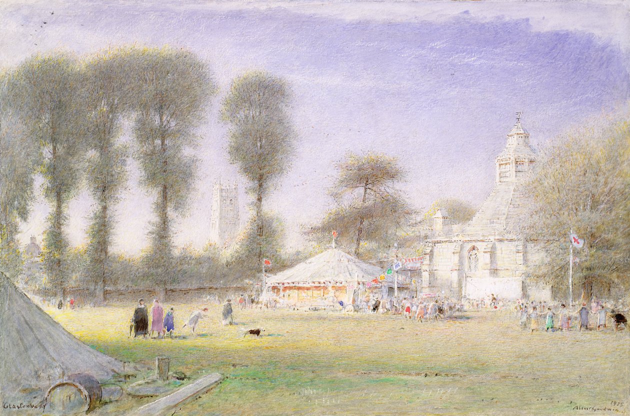 ग्लैस्टनबरी मेला, 1925 द्वारा अल्बर्ट गुडविन