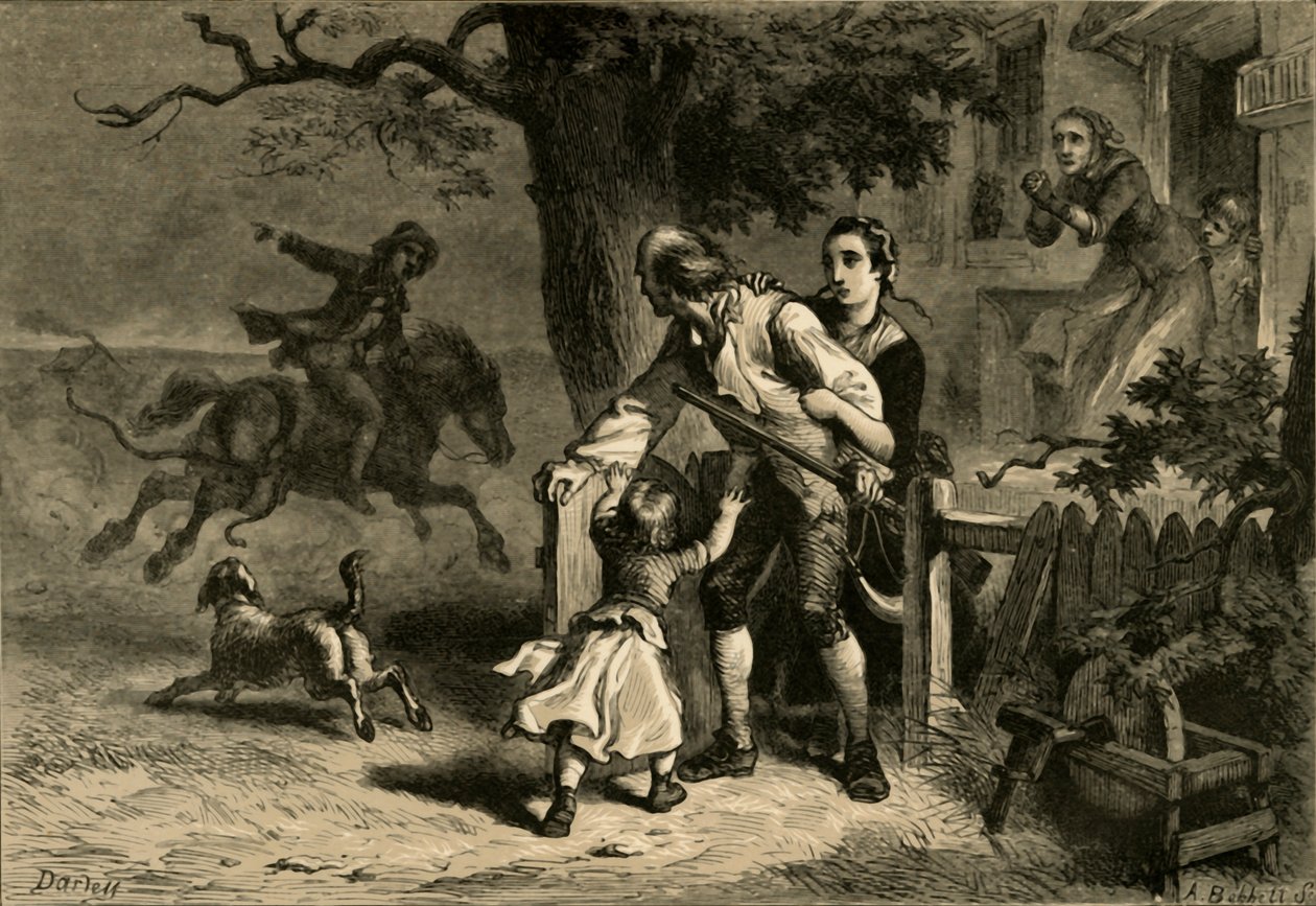 द कॉल टू आर्म्स, 1877। द्वारा अल्बर्ट बोबेट
