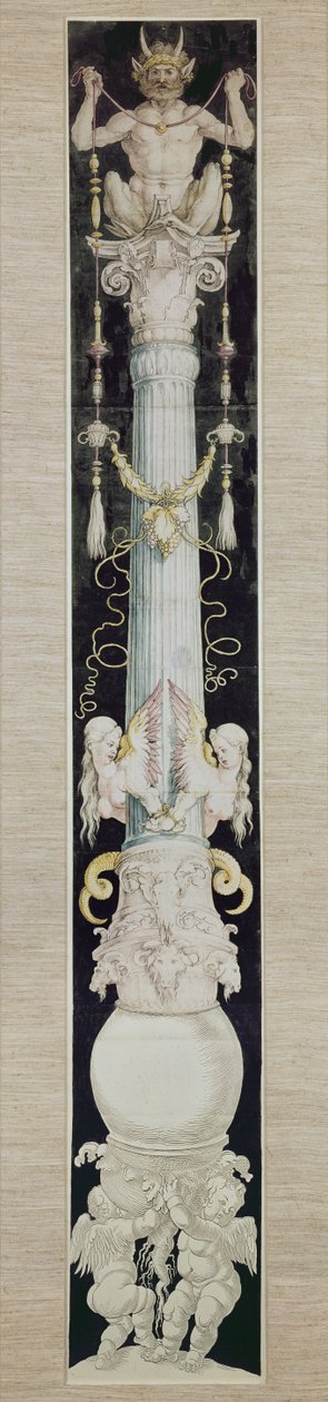 द ग्रेट कॉलम, c.1515 (कागज पर कलम और स्याही और धुलाई) द्वारा अल्ब्रेक्ट ड्यूरर