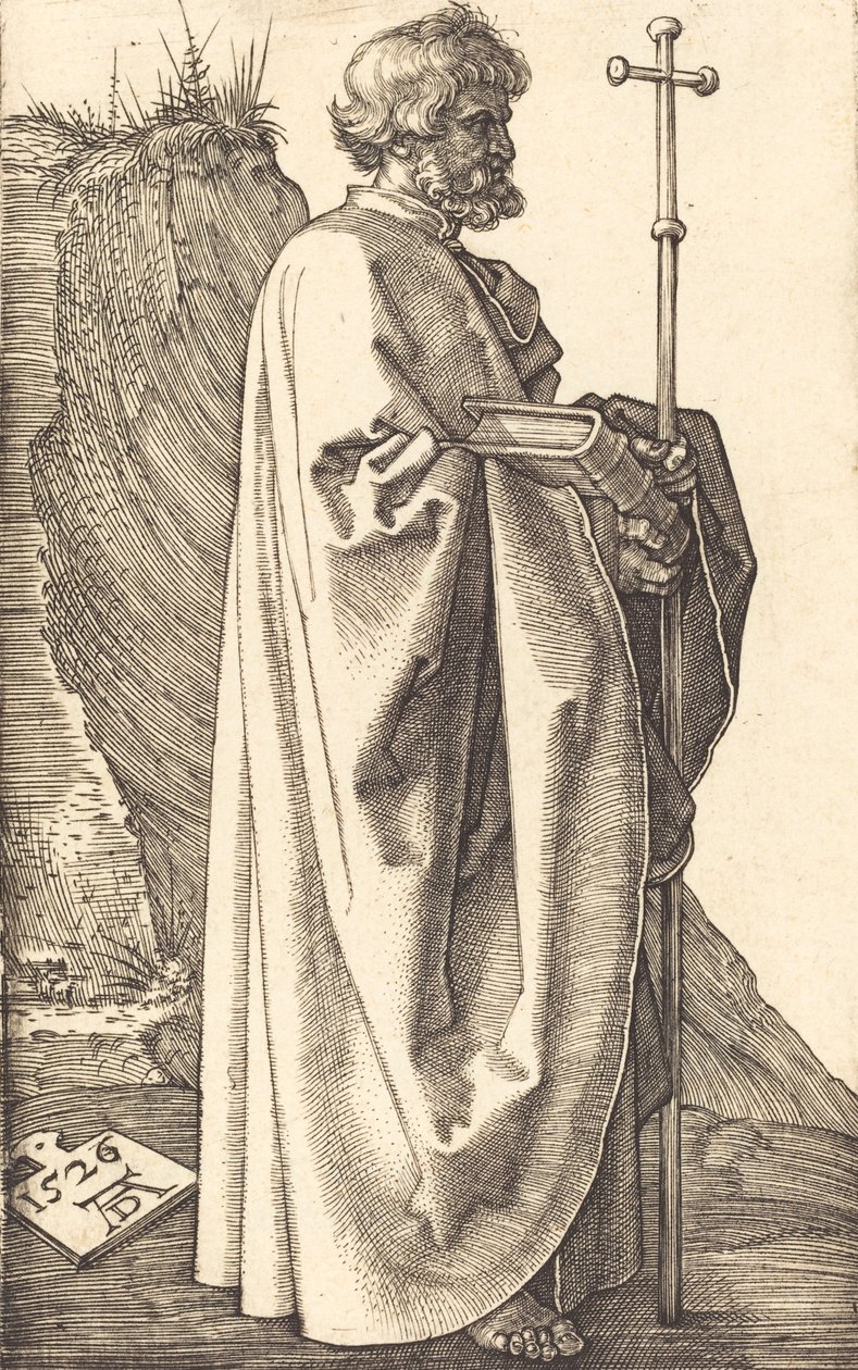 Saint Philip, 1526.  द्वारा अल्ब्रेक्ट ड्यूरर