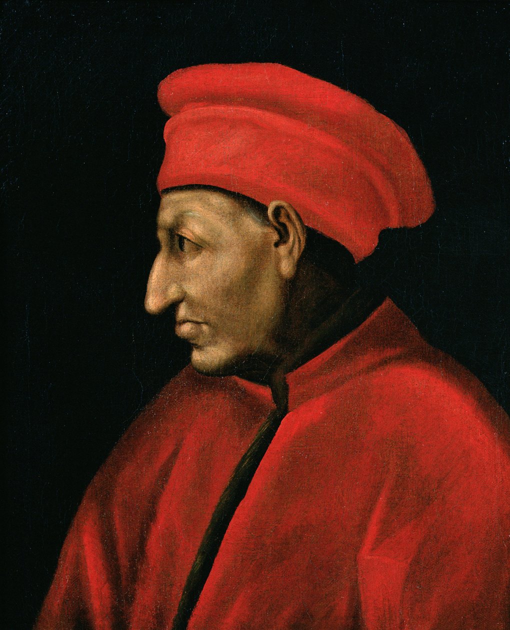 1518 की जैकोपो पोंटेरमो (1494-1557) पेंटिंग से कॉपी किए गए कॉसिमो डे&39;मेडि (II वेकियो) (1389-1463) के चित्र द्वारा एलेसेंड्रो पियोनी