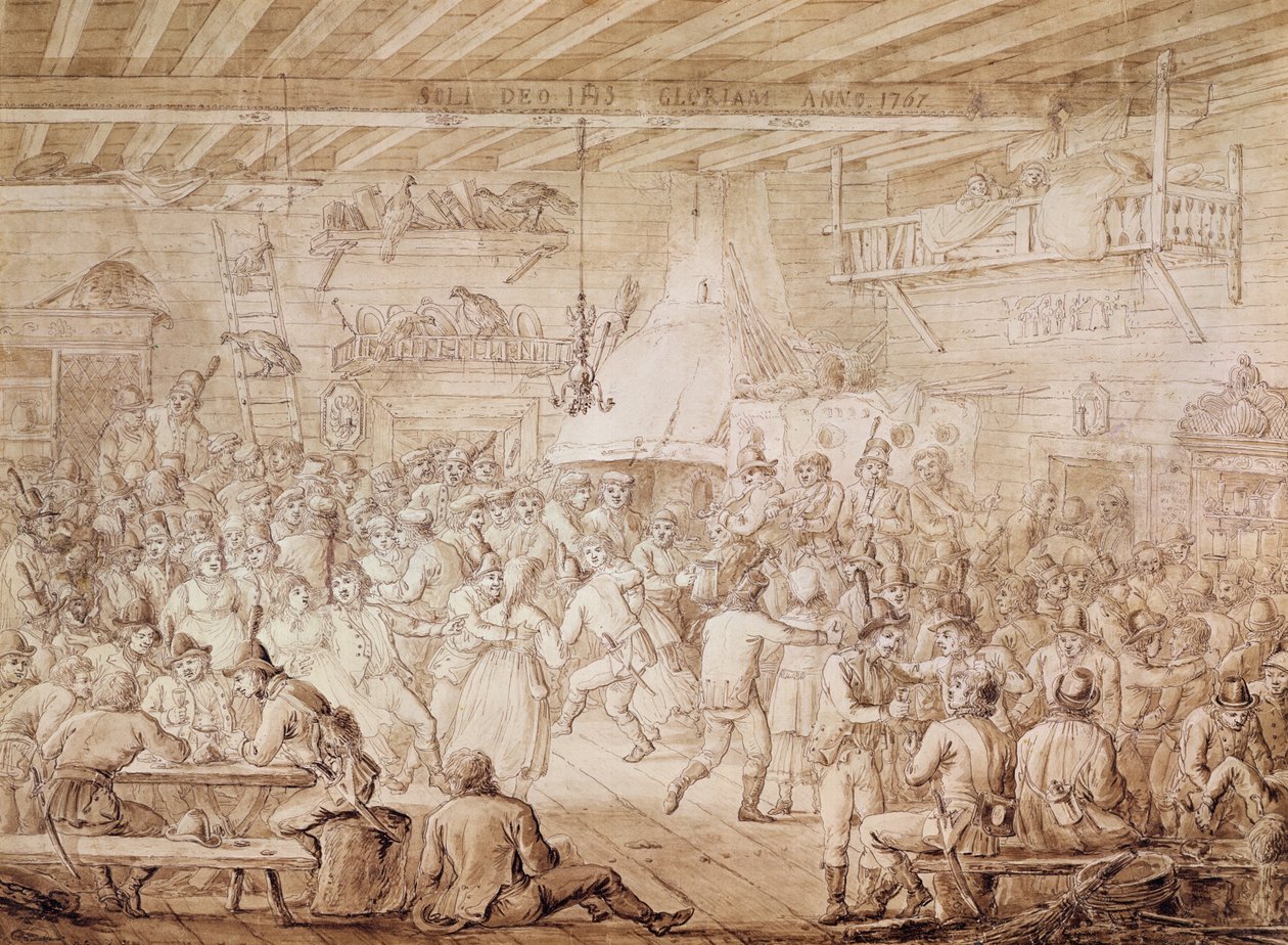 कोसियसज़को की सेना ने सराय में 1797 में मनोरंजन किया द्वारा अलेक्जेंडर ओसिपोविच ऑर्लोव्स्की
