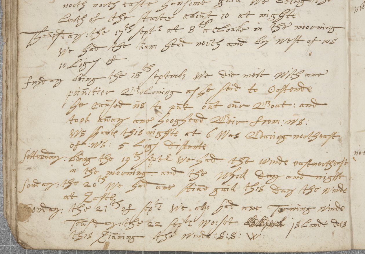 अलेक्जेंडर गिलेस्पी की पत्रिका, विस्तार, 1674 द्वारा अलेक्जेंडर गिलेस्पी