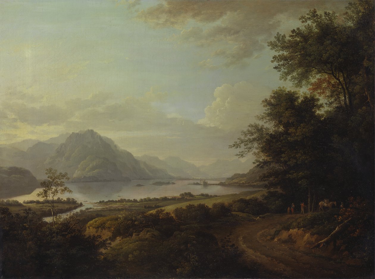 लोच अवे, अर्गिलशायर, सीए। 1785. द्वारा अलेक्जेंडर नसीम