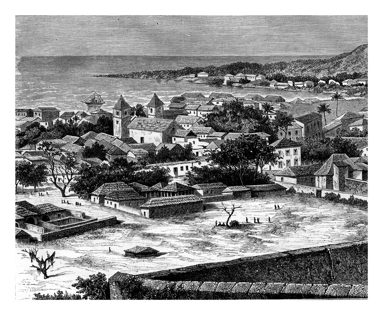 साओ पाउलो, लुआंडा, अंगोला, 19 वीं शताब्दी द्वारा अलेक्जेंड्रे डे बार