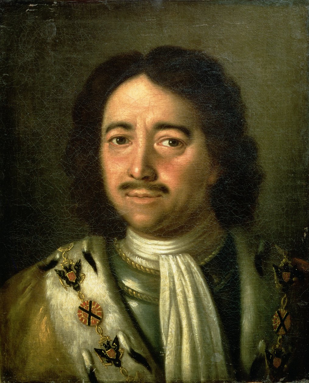 ज़ार पीटर I द ग्रेट (1672-1725) 1772 का चित्र द्वारा एलेक्सी पेट्रोविच एंट्रोपोव