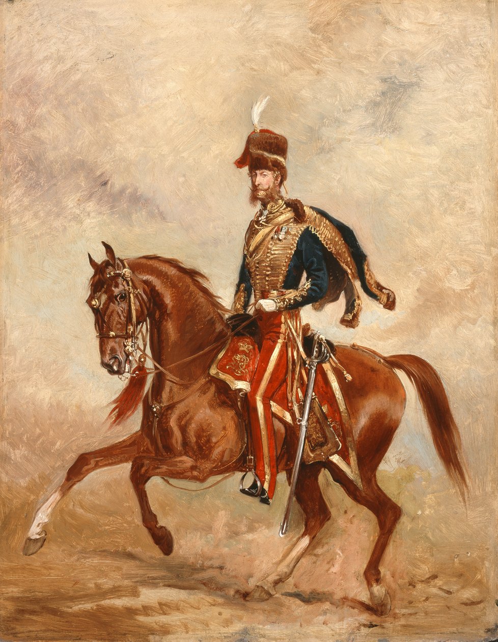 लेफ्टिनेंट कर्नल जेम्स थॉमस ब्रुडनेल (1797-1868) कार्डिगन के 7 वें अर्ल, c.1854 (मिलबोर्ड पर तेल) द्वारा अल्फ्रेड डी प्रैड्स