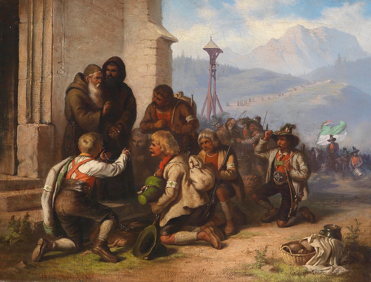टायरोलिन तीर्थयात्री द्वारा Alois Schonn