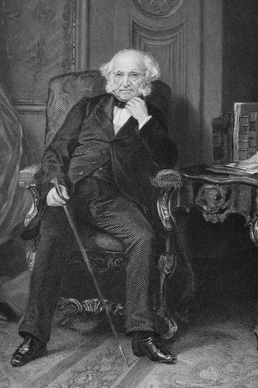 मार्टिन वान बुरेन का पोर्ट्रेट (1782-1862) द्वारा अलोंजो चैपल