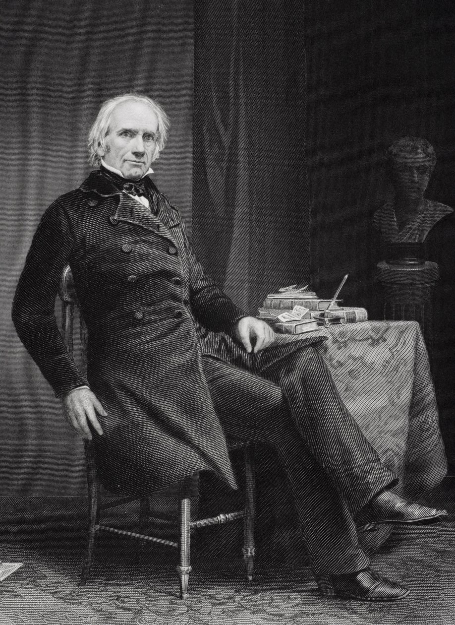हेनरी क्ले का पोर्ट्रेट (1777-1852) द्वारा अलोंजो चैपल