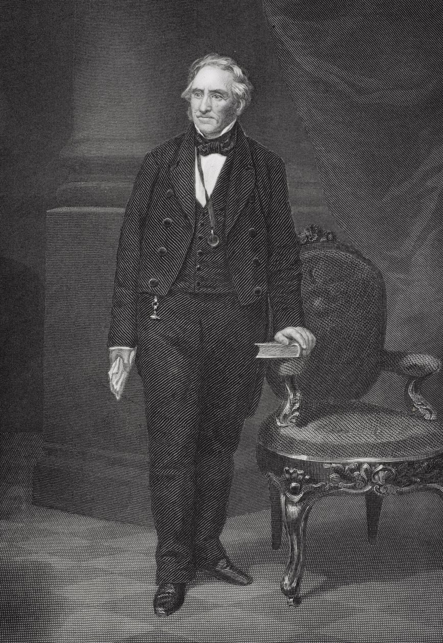 थॉमस हार्ट बेंटन का पोर्ट्रेट (1782-1858) द्वारा अलोंजो चैपल