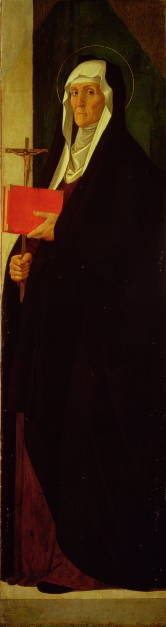 सेंट क्लेयर, c.1485-90 (पैनल पर तापमान) द्वारा एल्विस विवरिनिक