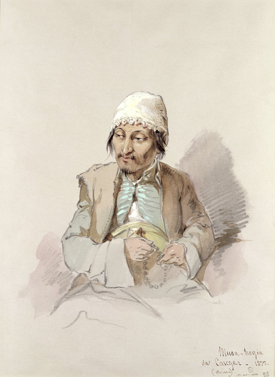 मूसा - काशगर से, c.1855 द्वारा अमादेओ प्रीज़ियोसिक