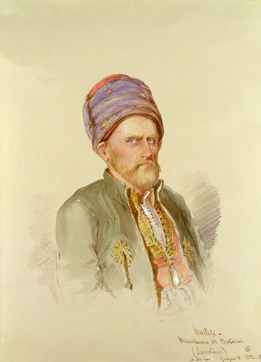 मुस्तफा - बैटम से मोस्लेम, c.1852 द्वारा अमादेओ प्रीज़ियोसिक