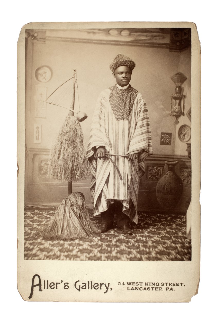 रेव। जॉर्ज बी। पीबॉडी, लैंकेस्टर, यूएसए, c.1891 (एल्बम प्रिंट) द्वारा अमेरिकी फोटोग्राफर
