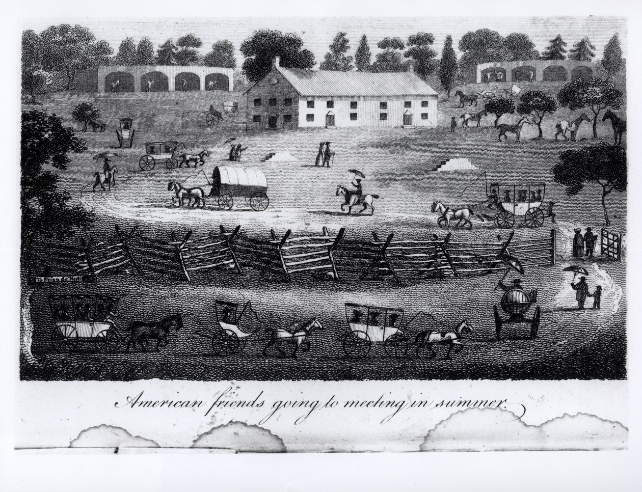 अमेरिकी मित्र समरक्लिफ, 1811 द्वारा &39;समीर में यात्राएं, उत्तरी अमेरिका के कुछ हिस्सों में यात्रा 1804, 1805, 1806&39; से द्वारा अमेरिकी स्कूल