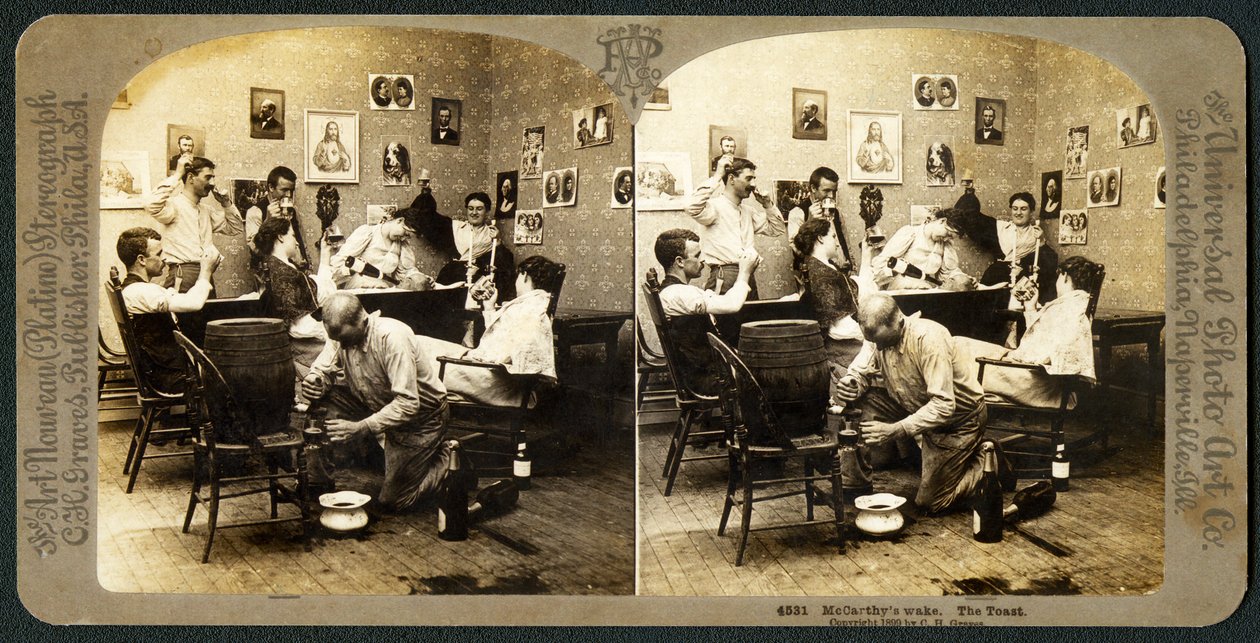 मैककार्थी वेक (भाग 2), 1899 (स्टिरोग्राफ) द्वारा अमेरिकी स्कूल