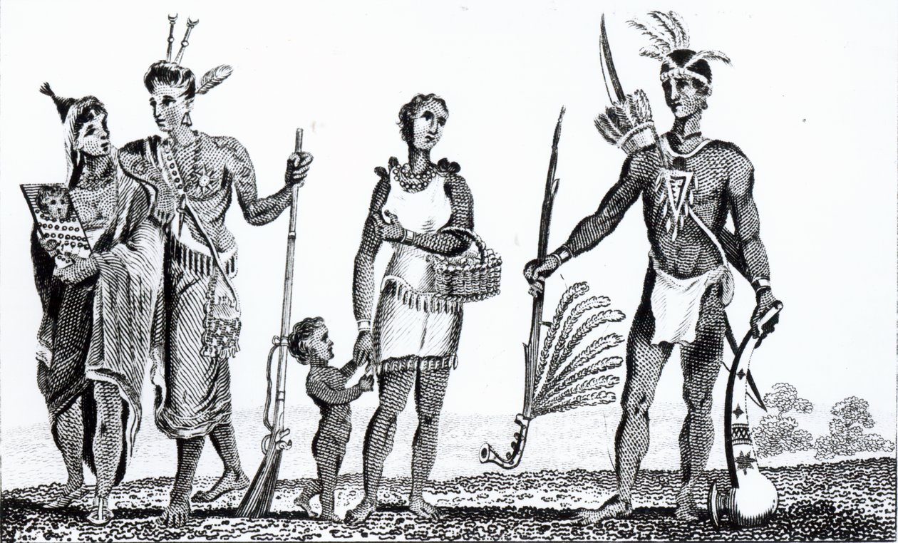 उत्तर अमेरिकी भारतीय, पब। रिचर्ड फिलिप्स द्वारा, 1806 द्वारा अमेरिकी स्कूल