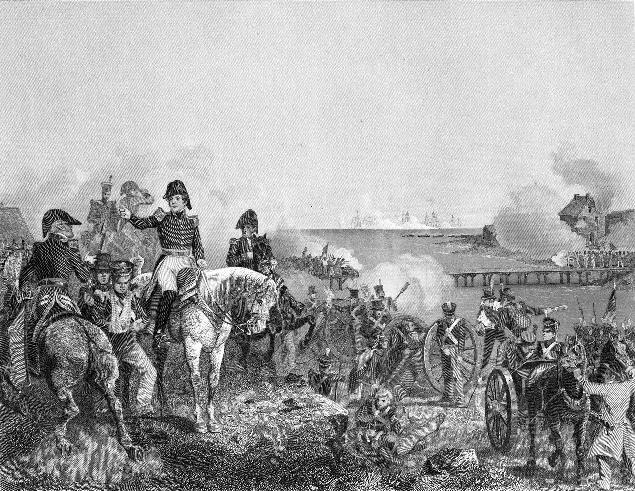 1814 में प्लैट्सबर्ग की लड़ाई द्वारा अमेरिकी स्कूल
