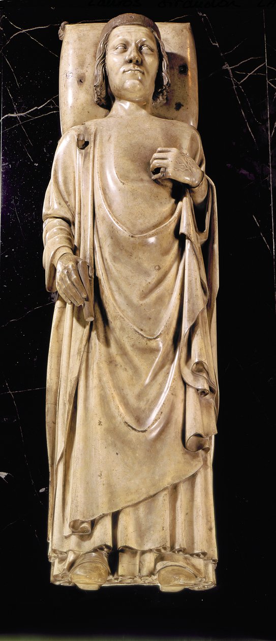 चार्ल्स वी (1338-80) की समझदारी, c.1364 (संगमरमर) द्वारा आंद्रे ब्यूनेवु