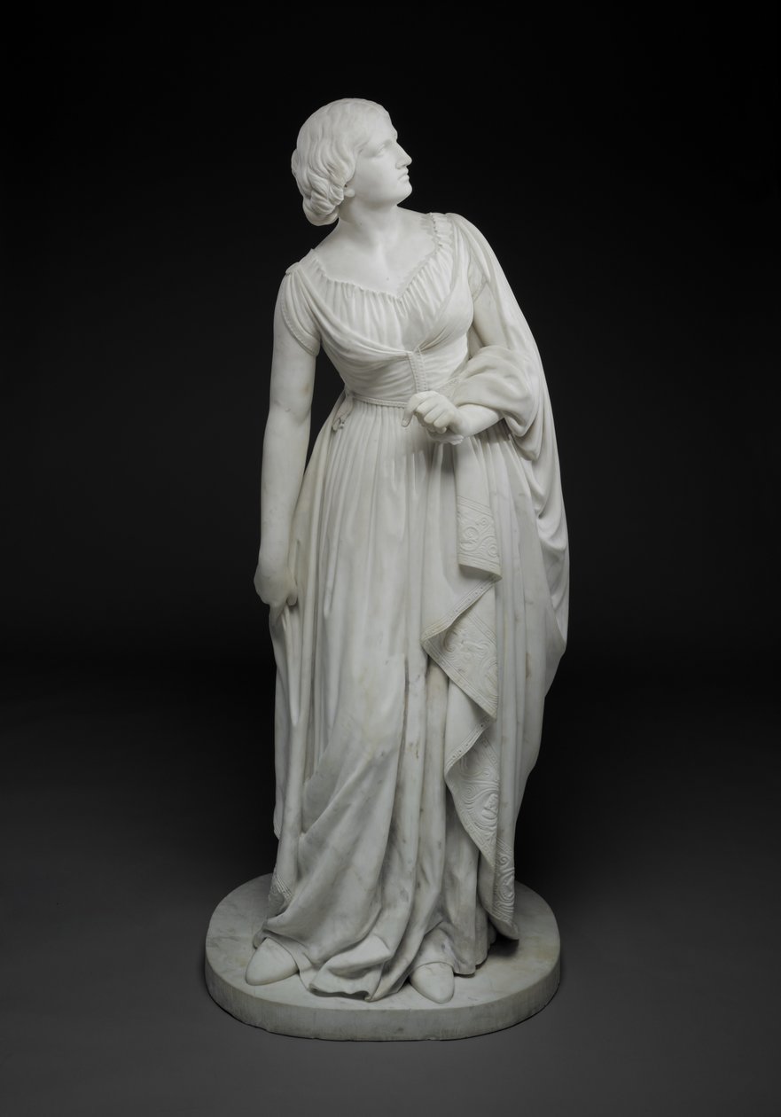 लेडी गोडिवा, c.1861-1864 (संगमरमर) द्वारा ऐनी व्हिटनी