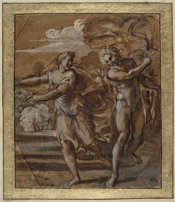 Lupercalia Palazzo Magnani Frescoes, बोलोग्ना के लिए अध्ययन द्वारा एनीबेल कार्रेसी